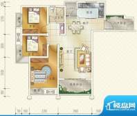 西城名苑G户型 3室2面积:95.58m平米