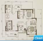 康德天子湖户型图一期4号楼标准面积:100.86平米