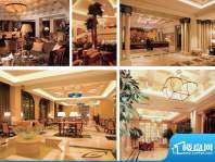 蓬达国际度假酒店效果图大厅及餐厅