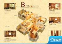 中南世纪城户型图B户型 3室2厅面积:135.00平米