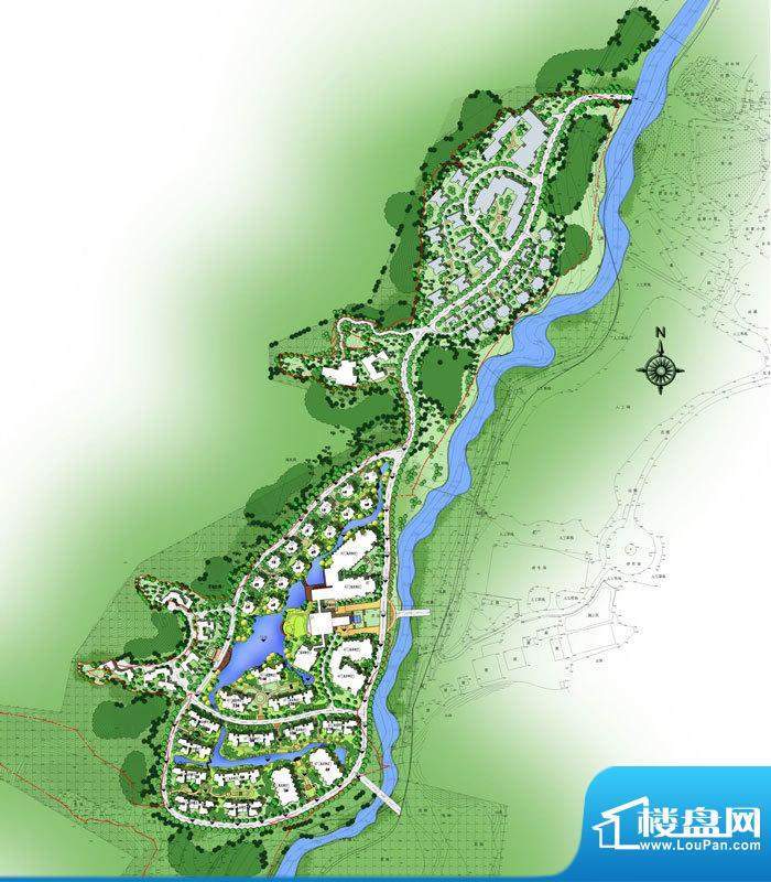 天沐温泉谷整体规划图