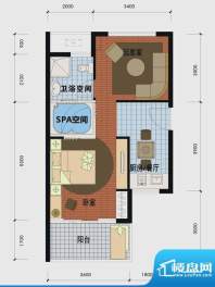 天沐温泉谷二期私人面积:53.00m平米