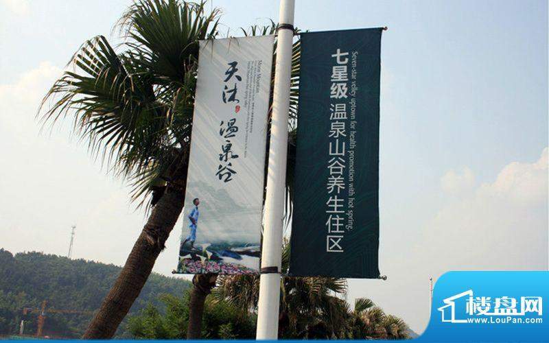 天沐温泉谷宣传外展板(摄于2010-6)