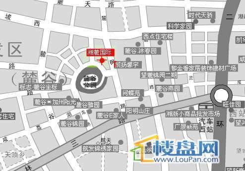 湘麓国际三期公寓交通图