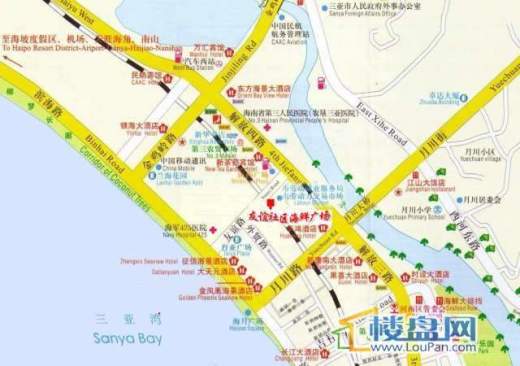 兆南丽湾交通图