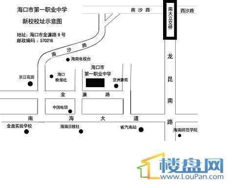 亚洲豪苑交通图