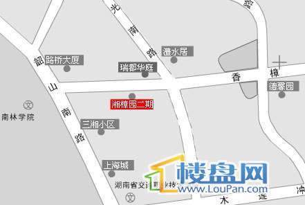 湘樟小区交通图