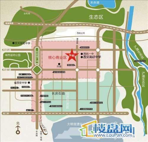 凤城尚街交通图
