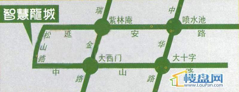 智慧龙城三期交通图