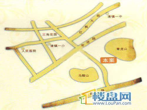 海韵峰景交通图