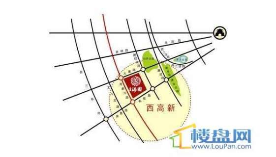 中国铁建瑞园交通图