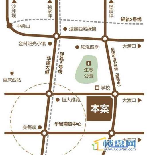 宫和西香郡交通图