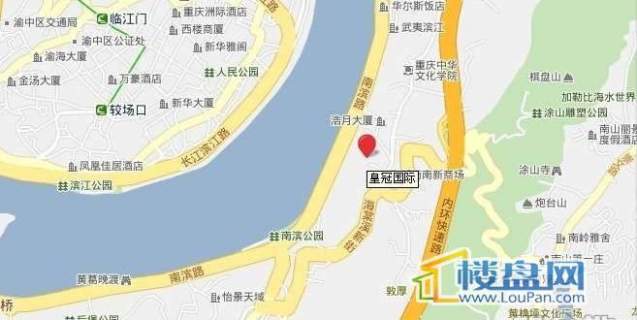 浦辉皇冠国际公寓交通图