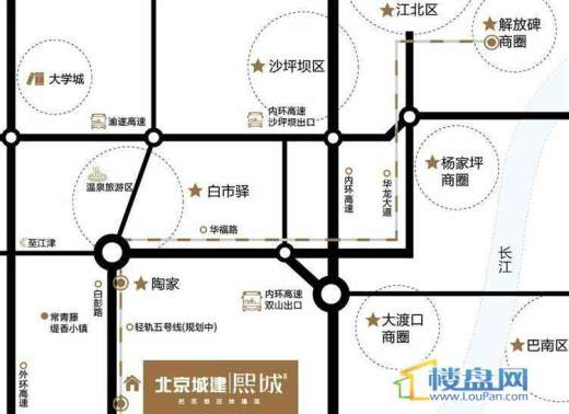 北京城建熙城交通图