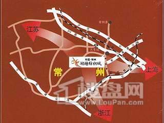 中国湖塘纺织城交通图