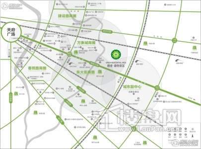 朗诗绿色街区交通图