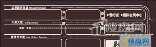 华润凤凰城 交通图