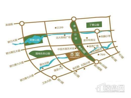 汇龙湾公馆交通图