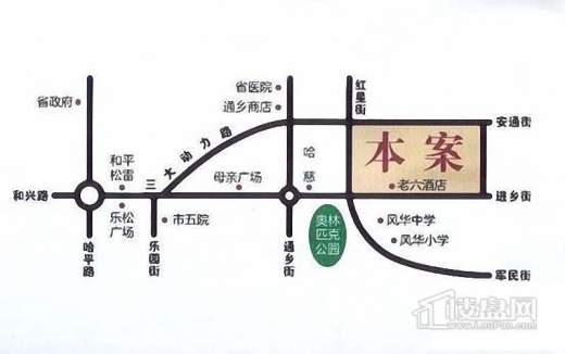 泰山领秀交通图