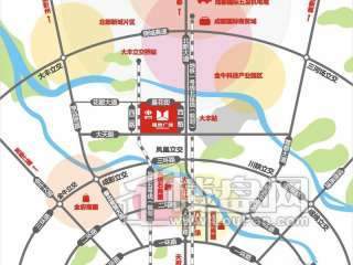 福地广场交通图