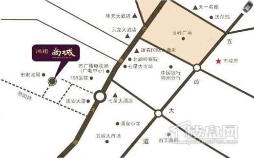 鸿翔尚城交通图