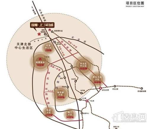 国耀上河城位置图