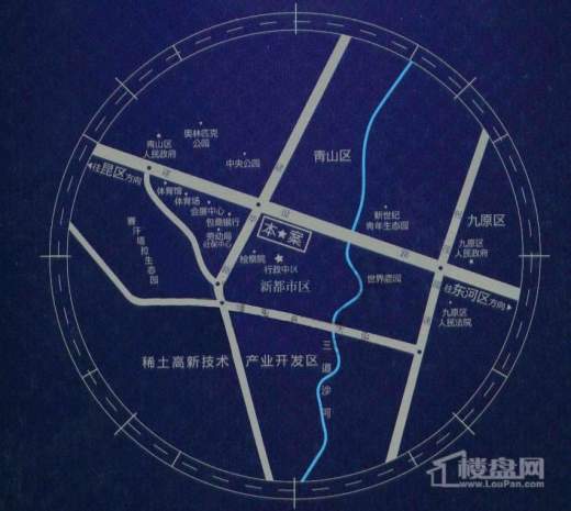 天福广场交通图