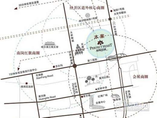 柏悦星城交通图