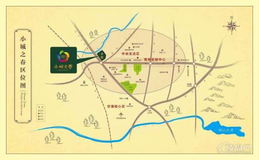青岛小城之春交通图