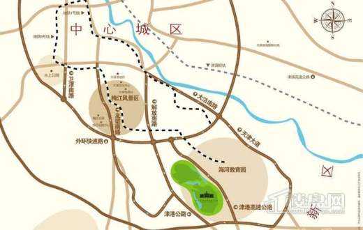 京基嶺域位置图