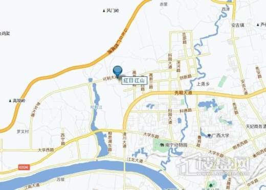 红日江山交通图