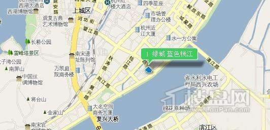 绿城·蓝色钱江交通图
