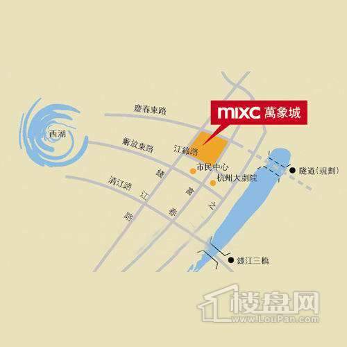 杭州·万象城交通图