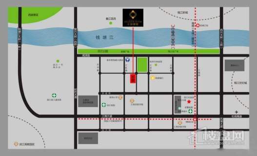 中奥·江锦国际交通图