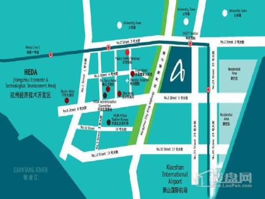 新加坡 杭州·科技园交通图