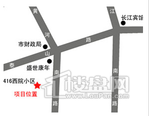 416西院住宅小区交通图