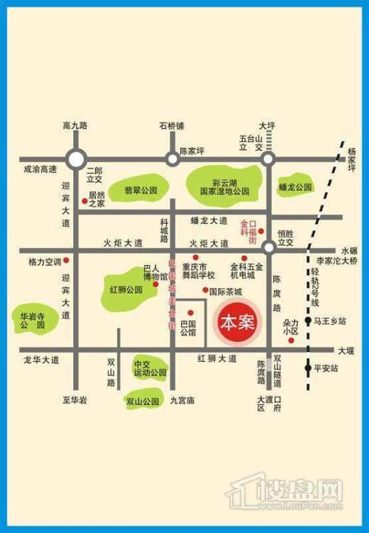 兴隆城市广场 交通图