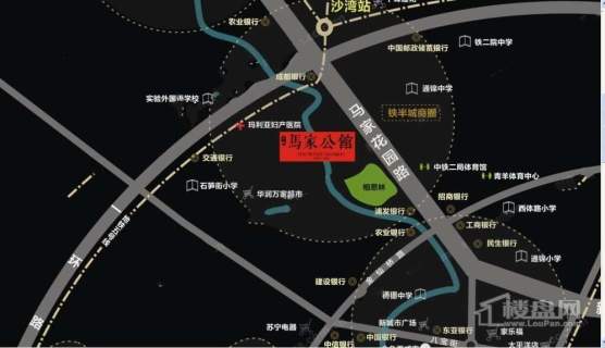 中铁·马家公馆交通图