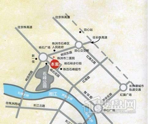 中铁•汇通国际交通图