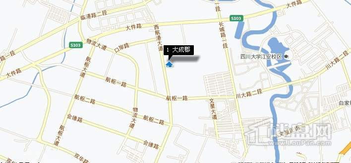 大成郡交通图