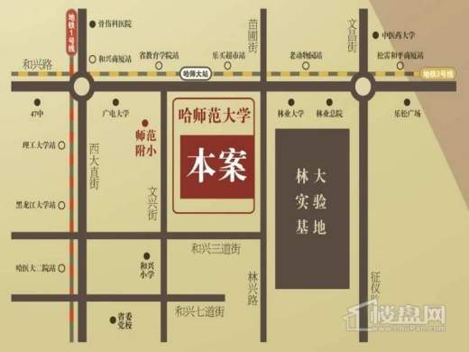 黑龙江现代文化艺术产业园交通图