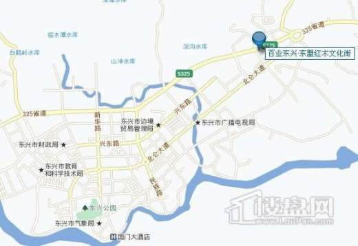 百业东兴·东盟红木文化街交通图