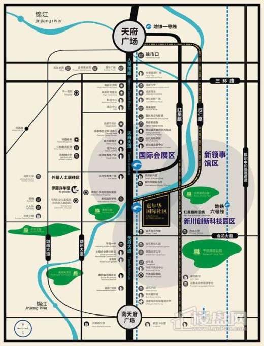 嘉年华国际社区交通图