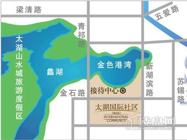 太湖国际社区交通图