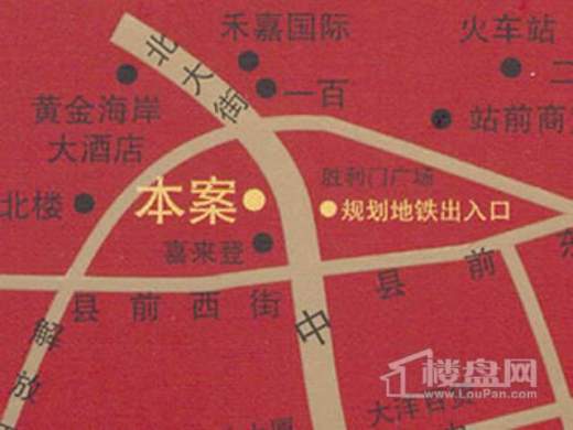 红豆国际广场交通图