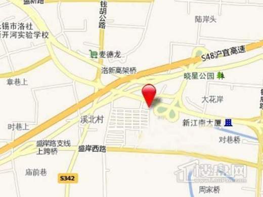 金阊惠山区项目交通图