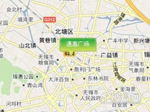 通惠广场交通图