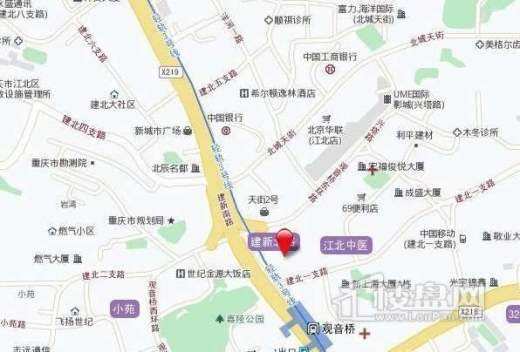 铂蓝江岸公馆交通图