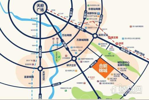 合能·锦城交通图