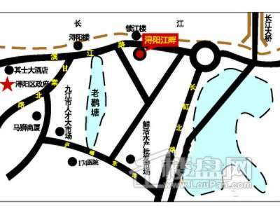 浔阳江畔交通图